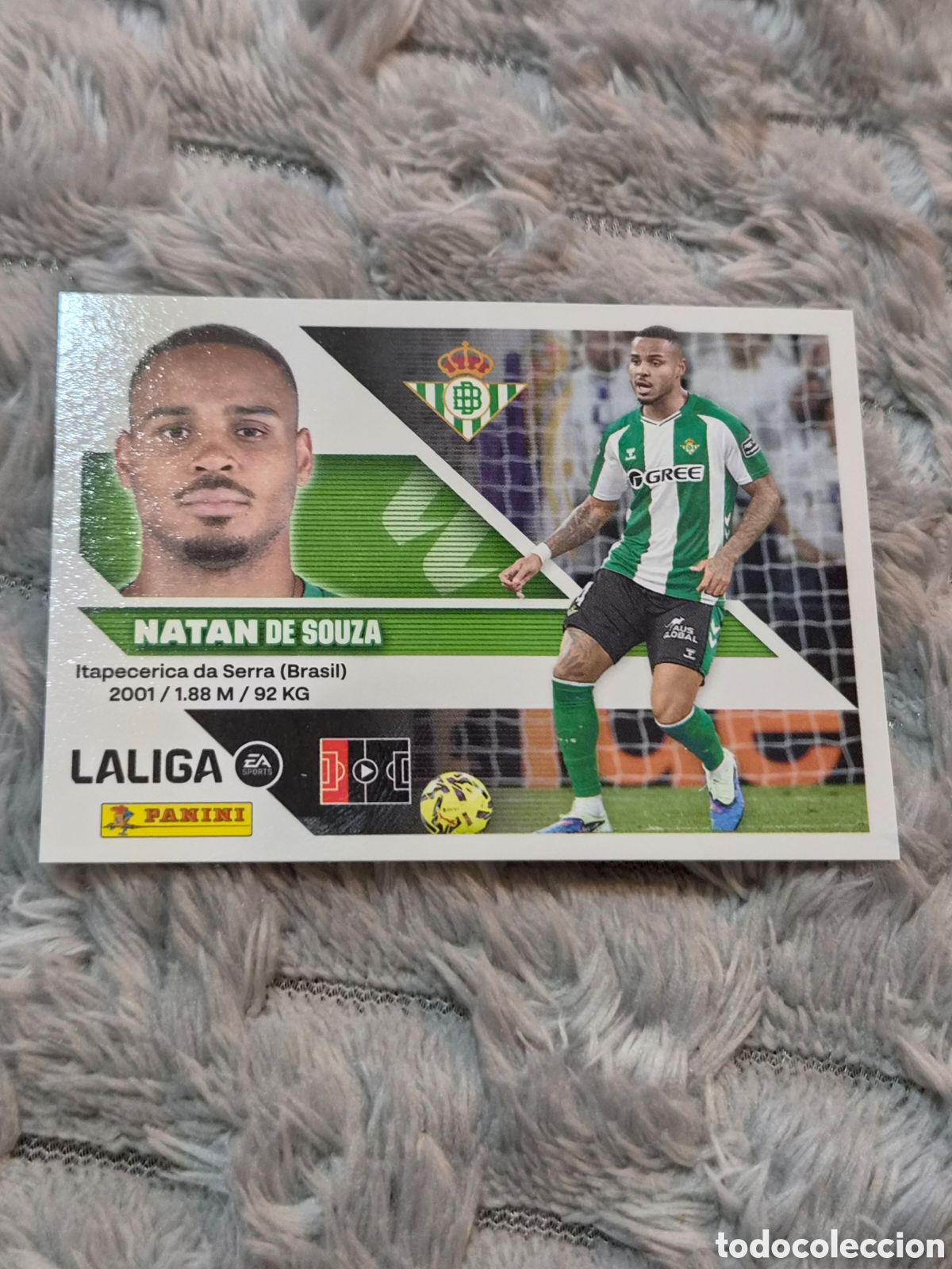 Coleccionismo cromos antiguos: 8 - NATAN , BETIS LIGA ESTE 2026 2027