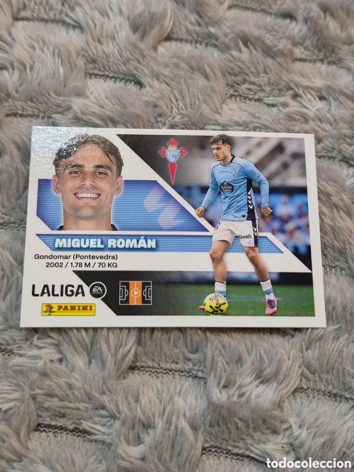 Coleccionismo cromos antiguos: 12 - MIGUEL ROMAN, CELTA LIGA ESTE 2026 2027