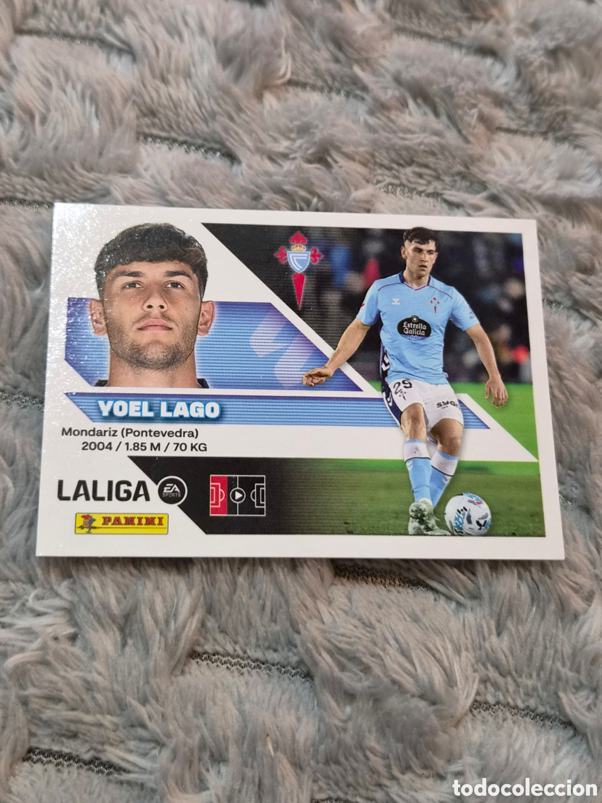 Coleccionismo cromos antiguos: 9 B - YOEL LAGO , CELTA LIGA ESTE 2026 2027