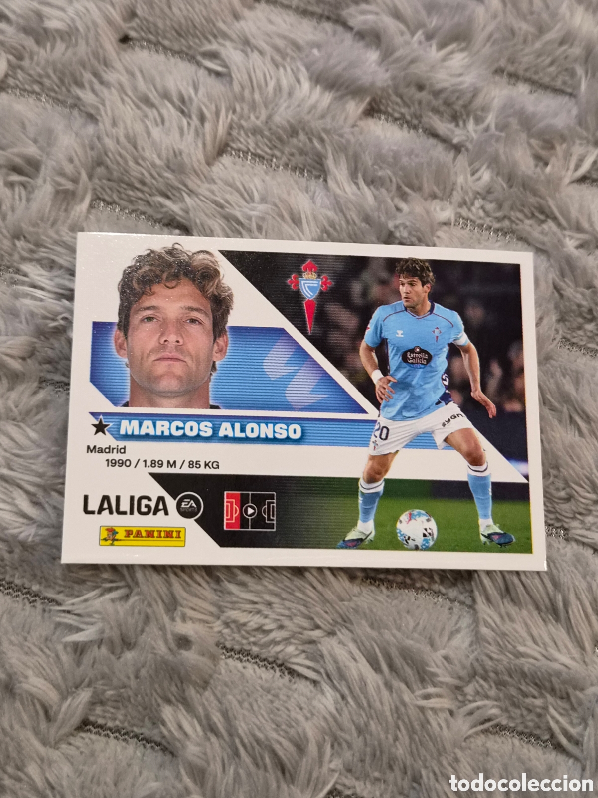 Coleccionismo cromos antiguos: 9 A - MARCOS ALONSO, CELTA LIGA ESTE 2026 2027