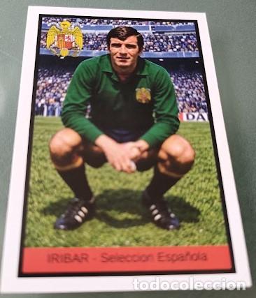 Coleccionismo cromos antiguos: CROMO IRIBAR - Seleccion Espa&ntilde;ola - FHER 1972-1973 DISGRA 72 73