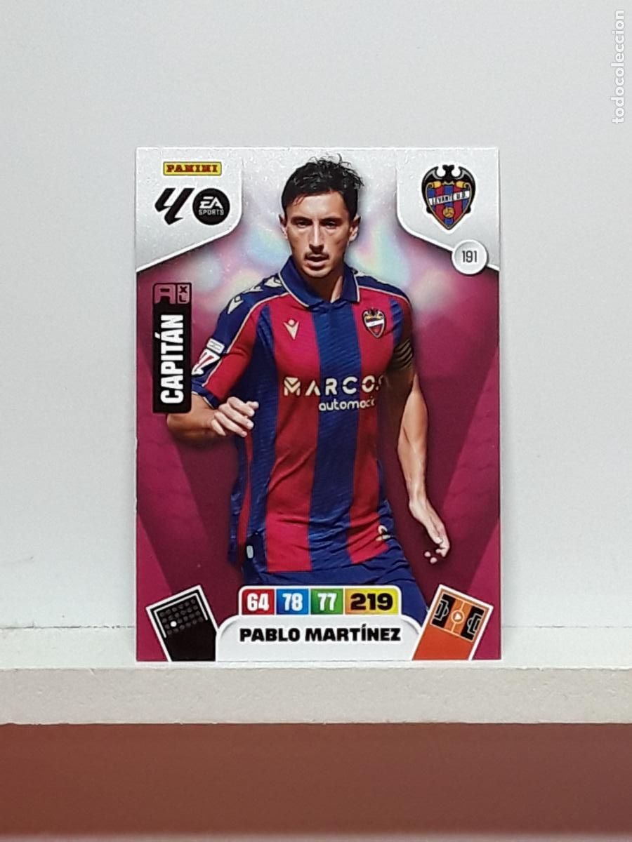 Coleccionismo cromos antiguos: ADRENALYN 2025 2026 25 26 ALBUM PANINI LIGA N 191 LEVANTE PABLO MARTINEZ