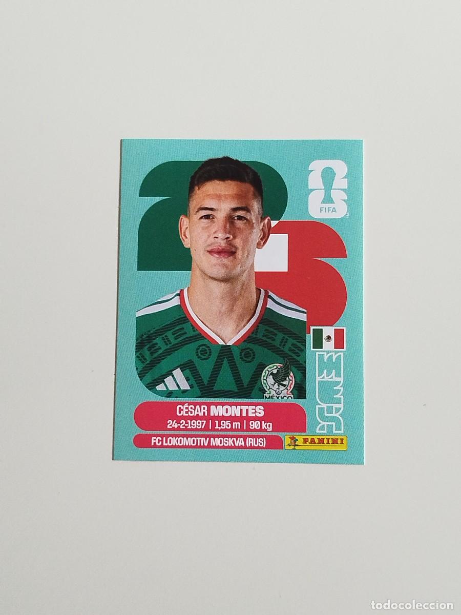 Coleccionismo cromos antiguos: MEX 5. C&eacute;sar Montes (M&eacute;xico) - Panini Fifa World Cup 26