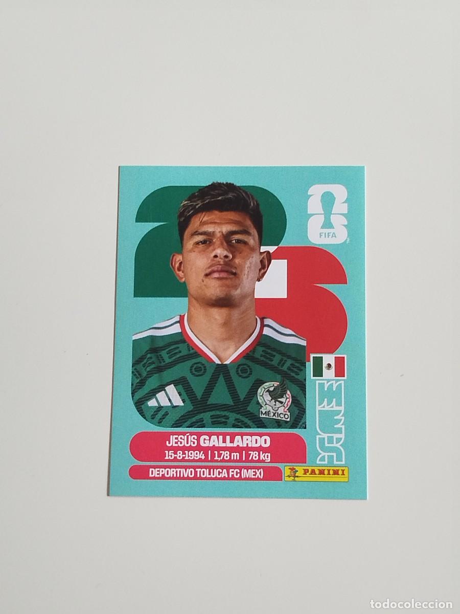 Coleccionismo cromos antiguos: MEX 6. Jes&uacute;s Gallardo (M&eacute;xico) - Panini Fifa World Cup 26