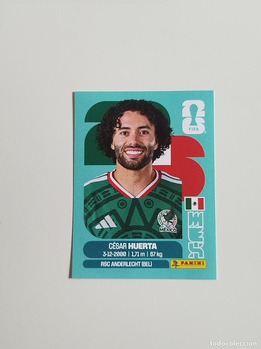 Coleccionismo cromos antiguos: MEX 20. C&eacute;sar Hueta (M&eacute;xico) - Panini Fifa World Cup 26