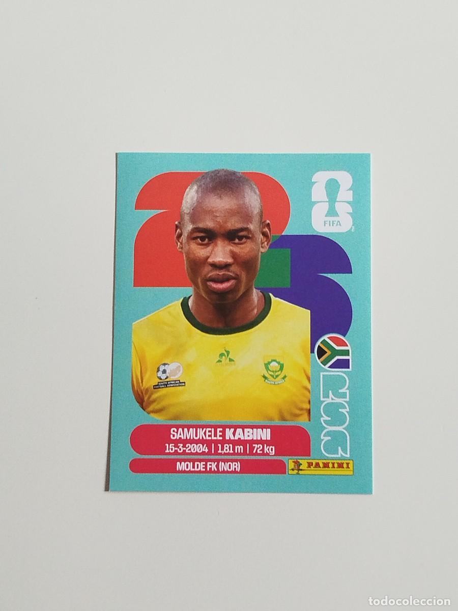 Coleccionismo cromos antiguos: RSA 5. Samukele Kabini (Sud&aacute;frica) - Panini Fifa World Cup 26