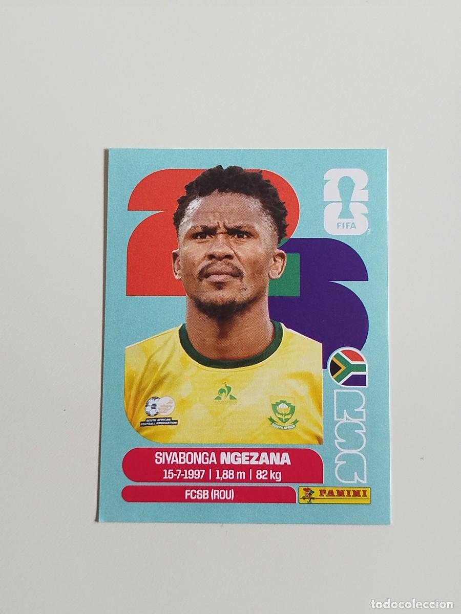 Coleccionismo cromos antiguos: RSA 8. Siyabonga Ngezana (Sud&aacute;frica) - Panini Fifa World Cup 26