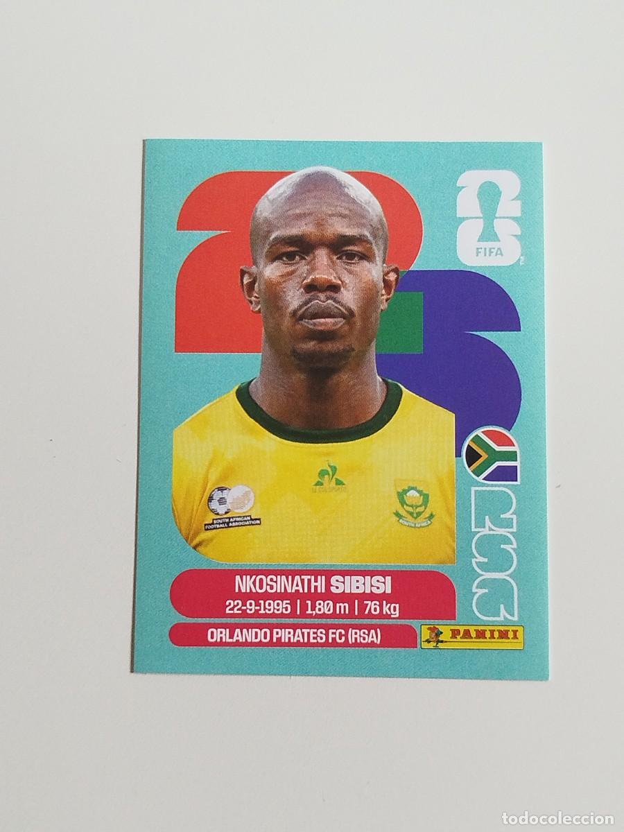 Coleccionismo cromos antiguos: RSA 10. Nkosinati Sibisi (Sud&aacute;frica) - Panini Fifa World Cup 26