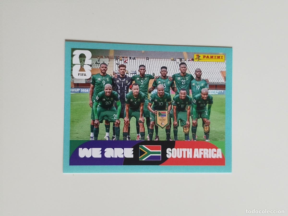 Coleccionismo cromos antiguos: RSA 13. Equipo (Sud&aacute;frica) - Panini Fifa World Cup 26