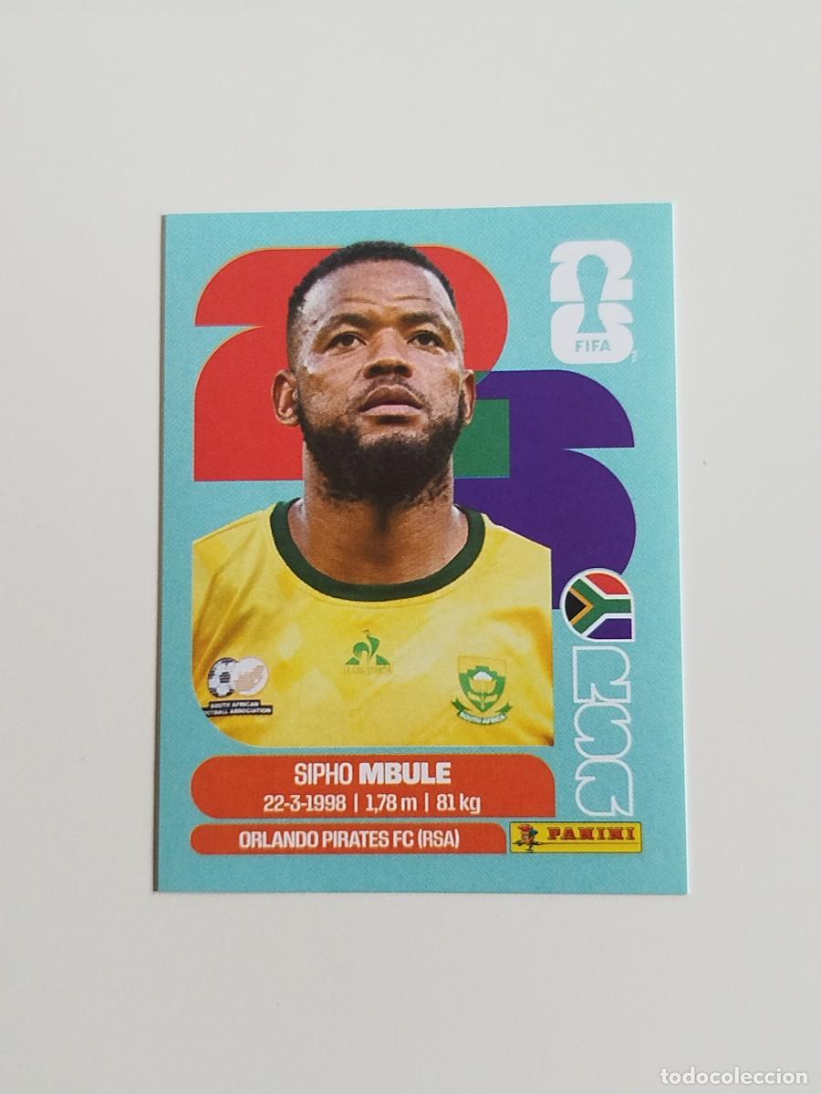Coleccionismo cromos antiguos: RSA 16. Sipho Mbule (Sud&aacute;frica) - Panini Fifa World Cup 26