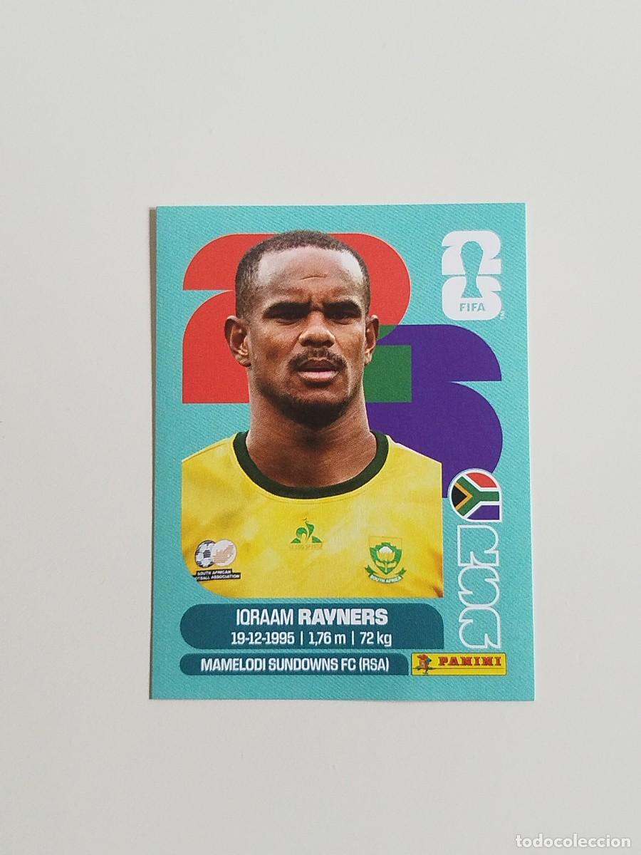 Coleccionismo cromos antiguos: RSA 18. Iqraam Rayners (Sud&aacute;frica) - Panini Fifa World Cup 26
