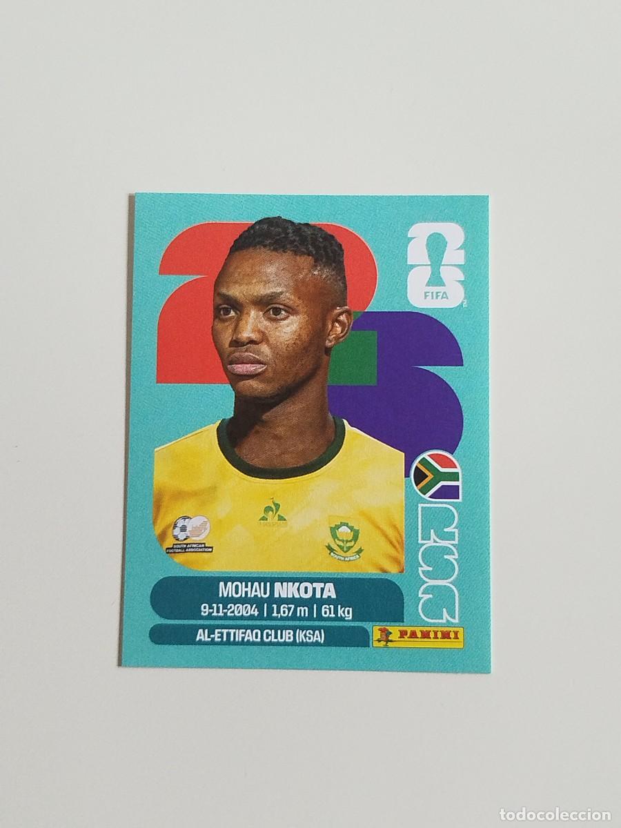 Coleccionismo cromos antiguos: RSA 19. Mohau Nkota (Sud&aacute;frica) - Panini Fifa World Cup 26