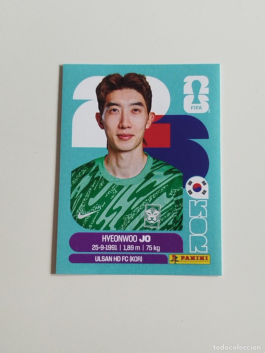 Coleccionismo cromos antiguos: KOR 2. Hyenwoo Jo (Corea del Sur) - Panini Fifa World Cup 26