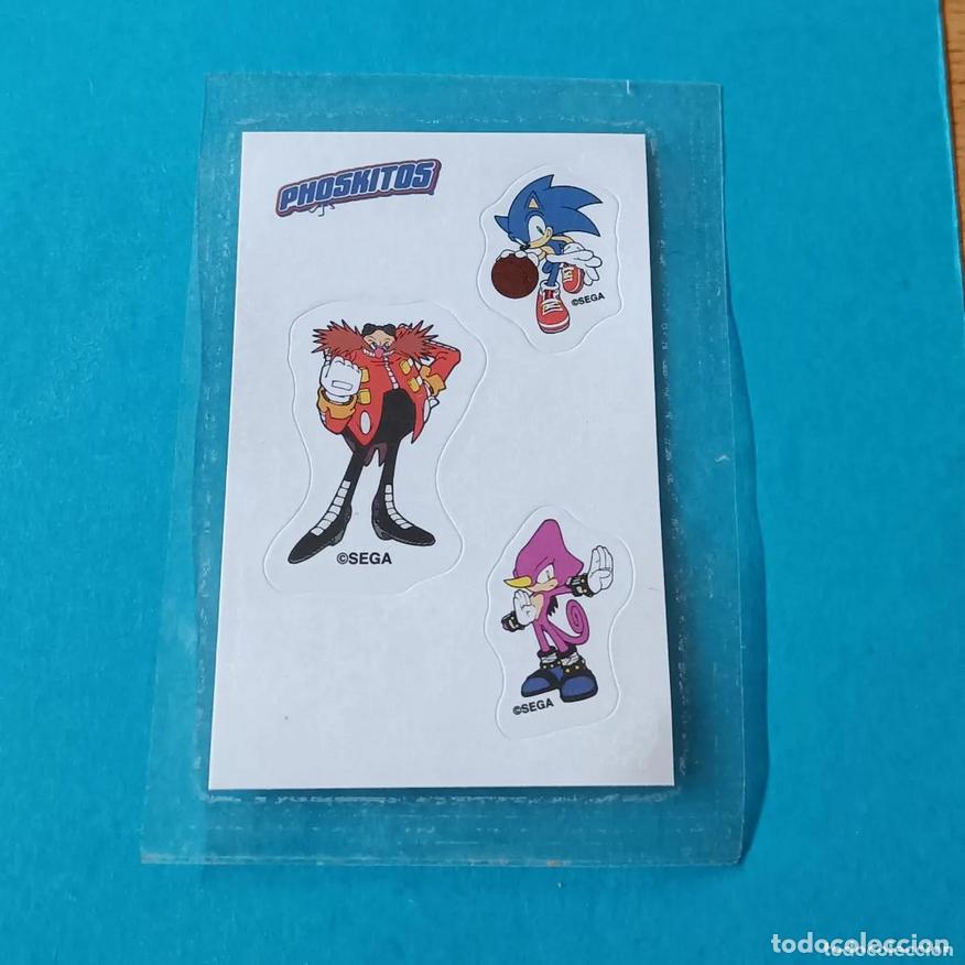 Coleccionismo cromos antiguos: phoskitos stickers pegatina dreamworks sonic hedgehog phoskitos 2023 cromo pegatina sticker
