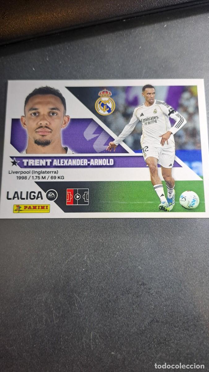 Coleccionismo cromos antiguos: CROMO TRENT 5 REAL MADRID LIGA 2026 2027 26 27 ESTE PANINI NUNCA PEGADO