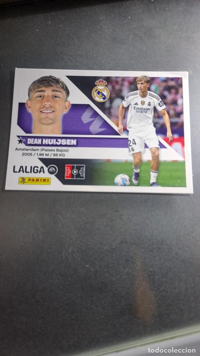 Coleccionismo cromos antiguos: CROMO HUIJSEN 9 REAL MADRID LIGA 2026 2027 26 27 ESTE PANINI NUNCA PEGADO