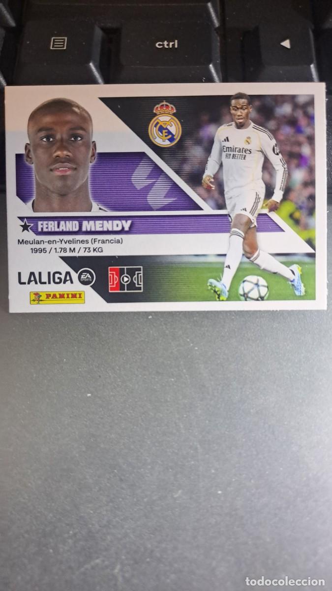 Coleccionismo cromos antiguos: CROMO MENDY 10B 10 B REAL MADRID LIGA 2026 2027 26 27 ESTE PANINI NUNCA PEGADO