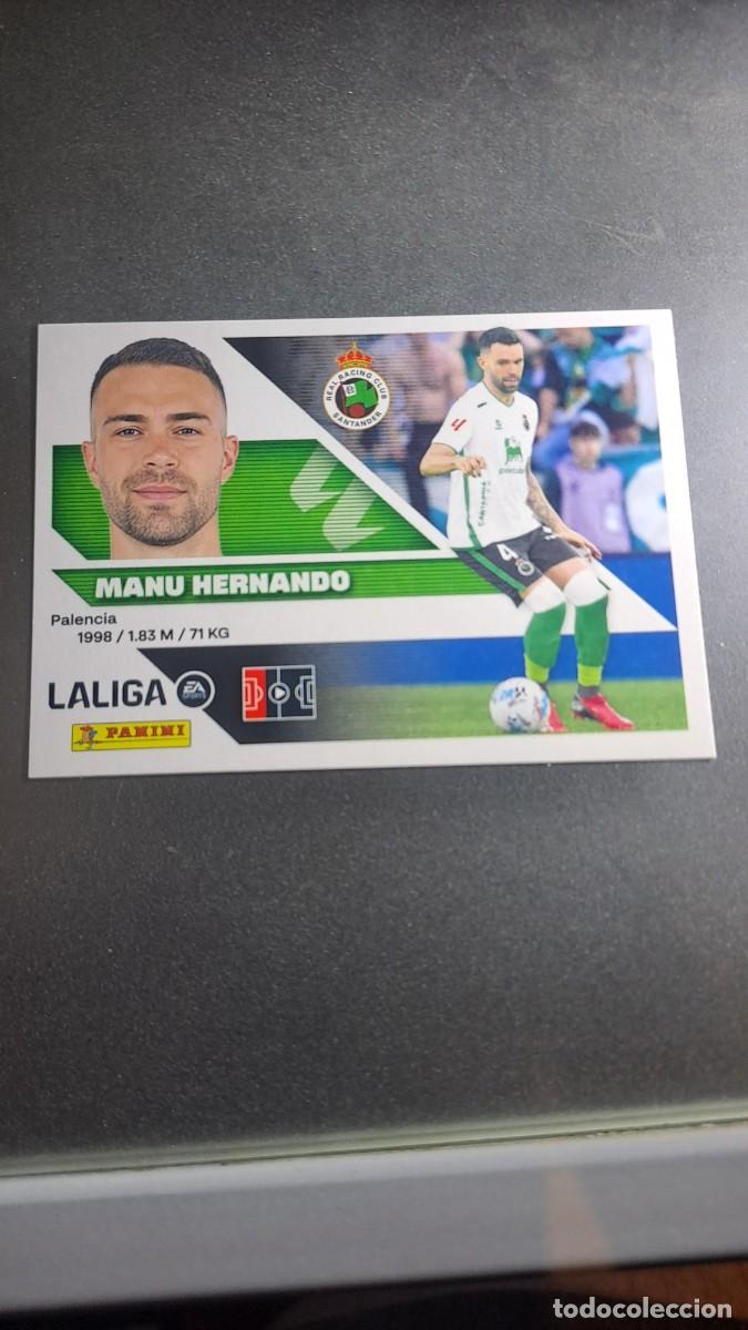 Coleccionismo cromos antiguos: CROMO MANU HERNANDO 9A 9 A RACING DE SANTANDER LIGA 2026 2027 26 27 ESTE PANINI NUNCA PEGADO