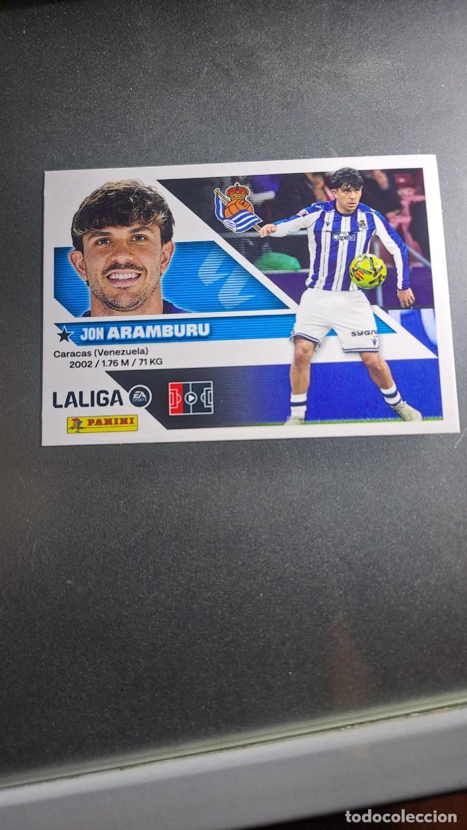 Collectionnisme Cartes &agrave; collectionner anciennes: CROMO ARAMBURU 5 REAL SOCIEDAD LIGA 2026 2027 26 27 ESTE PANINI NUNCA PEGADO