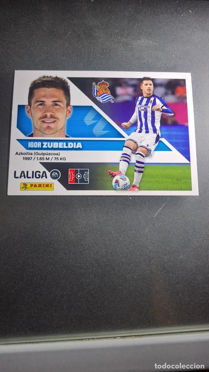 Coleccionismo cromos antiguos: CROMO ZUBELDIA 6 REAL SOCIEDAD LIGA 2026 2027 26 27 ESTE PANINI NUNCA PEGADO