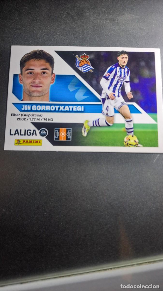 Coleccionismo cromos antiguos: CROMO GORROTXATEGI 10 REAL SOCIEDAD LIGA 2026 2027 26 27 ESTE PANINI NUNCA PEGADO