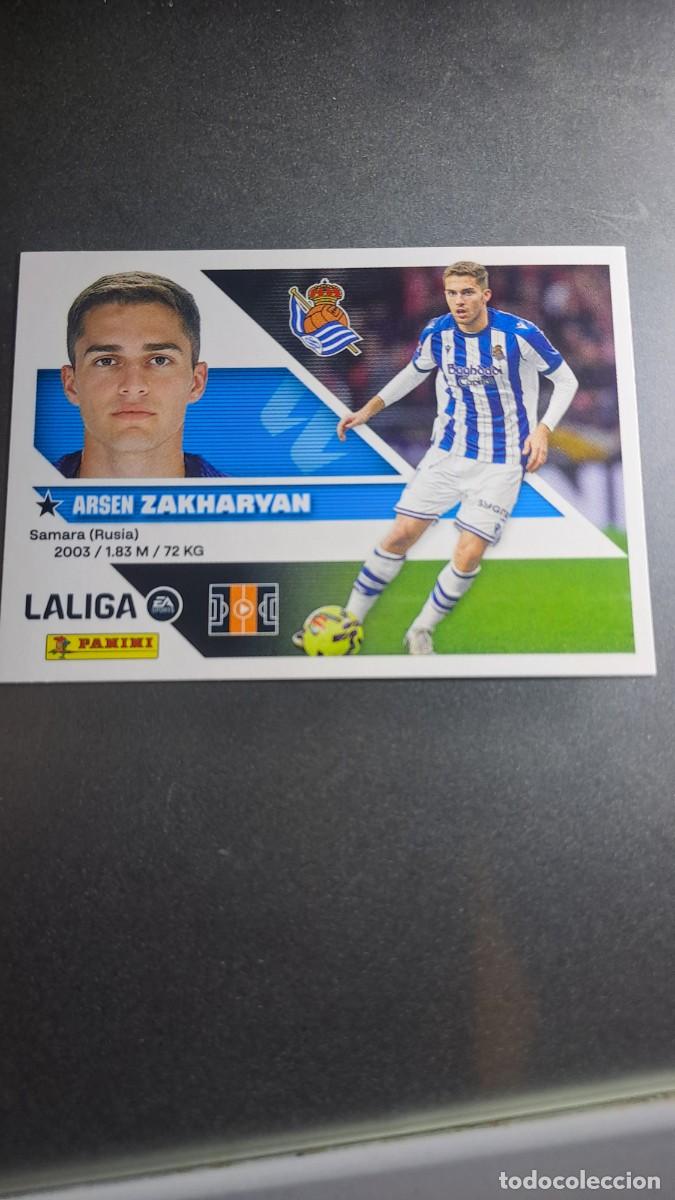 Coleccionismo cromos antiguos: CROMO ZAKHARYAN 13B 13 B REAL SOCIEDAD LIGA 2026 2027 26 27 ESTE PANINI NUNCA PEGADO