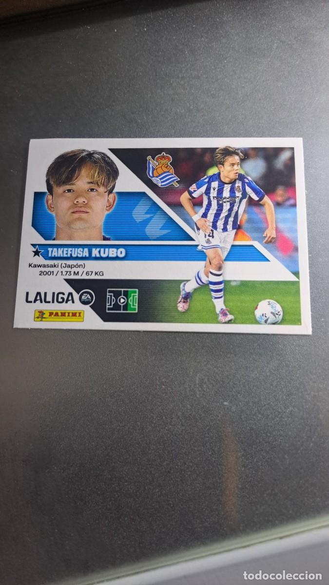 Coleccionismo cromos antiguos: CROMO KUBO 17 REAL SOCIEDAD LIGA 2026 2027 26 27 ESTE PANINI NUNCA PEGADO