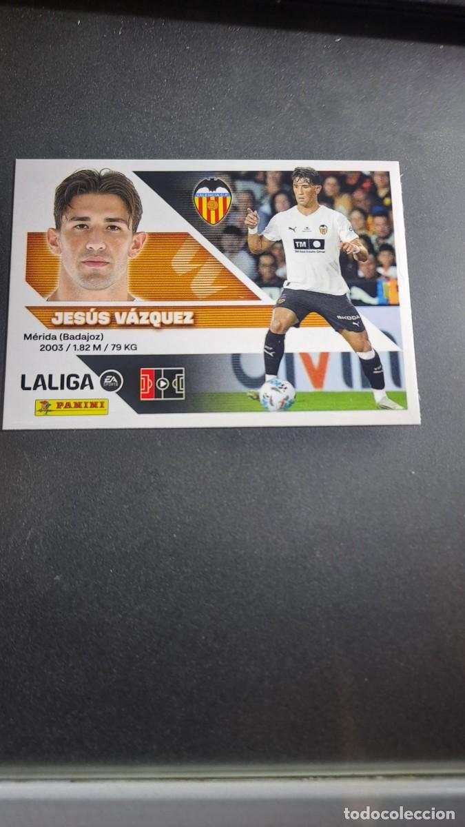 Coleccionismo cromos antiguos: CROMO JESUS VAZQUEZ 10 VALENCIA LIGA 2026 2027 26 27 ESTE PANINI NUNCA PEGADO