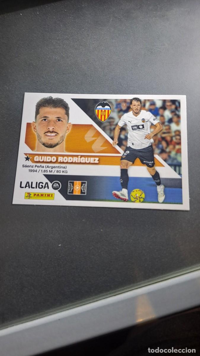 Coleccionismo cromos antiguos: CROMO GUIDO RODRIGUEZ 12 VALENCIA LIGA 2026 2027 26 27 ESTE PANINI NUNCA PEGADO