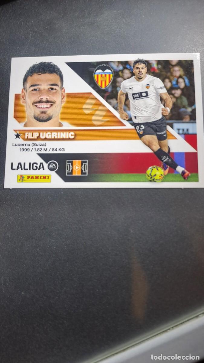 Coleccionismo cromos antiguos: CROMO UGRINIC 15 VALENCIA LIGA 2026 2027 26 27 ESTE PANINI NUNCA PEGADO