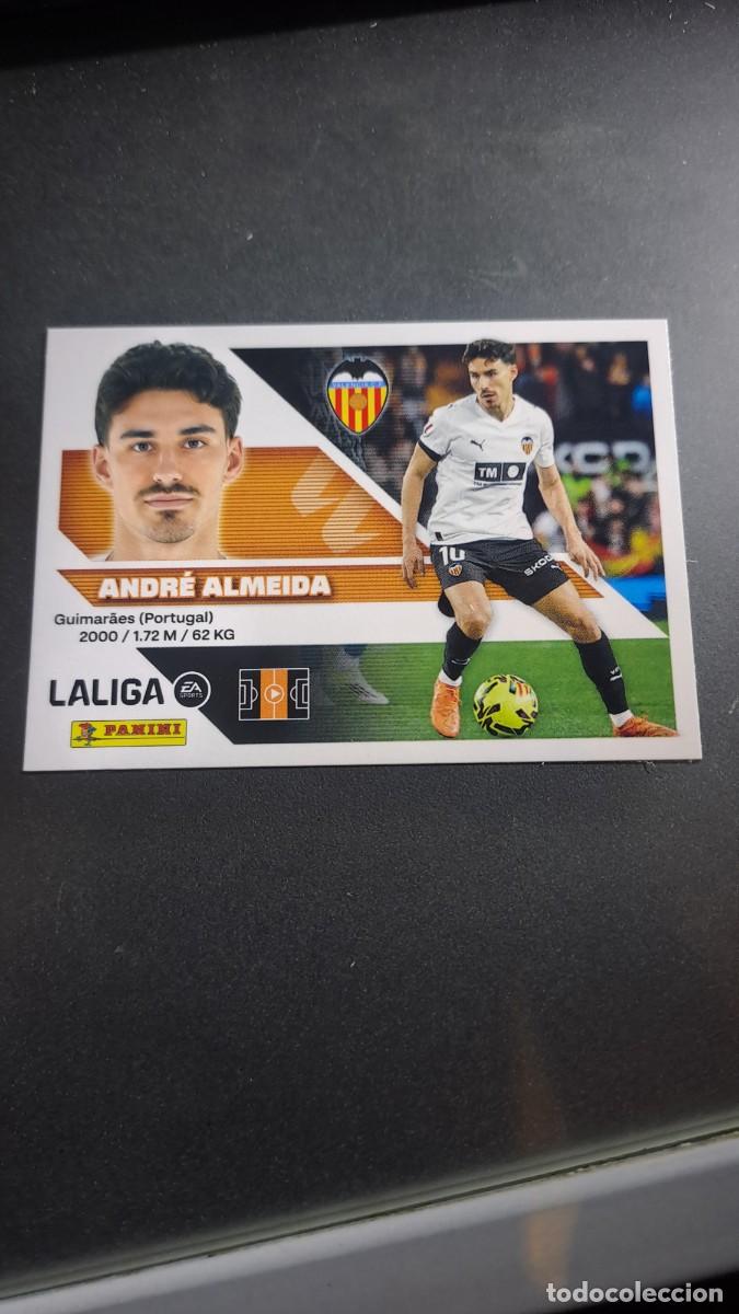 Coleccionismo cromos antiguos: CROMO ANDRE ALMEIDA 16 VALENCIA LIGA 2026 2027 26 27 ESTE PANINI NUNCA PEGADO