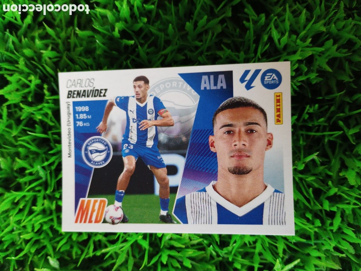 Coleccionismo cromos antiguos: Benavidez Alaves Liga Este 25-26 # 12 NUNCA PEGADO