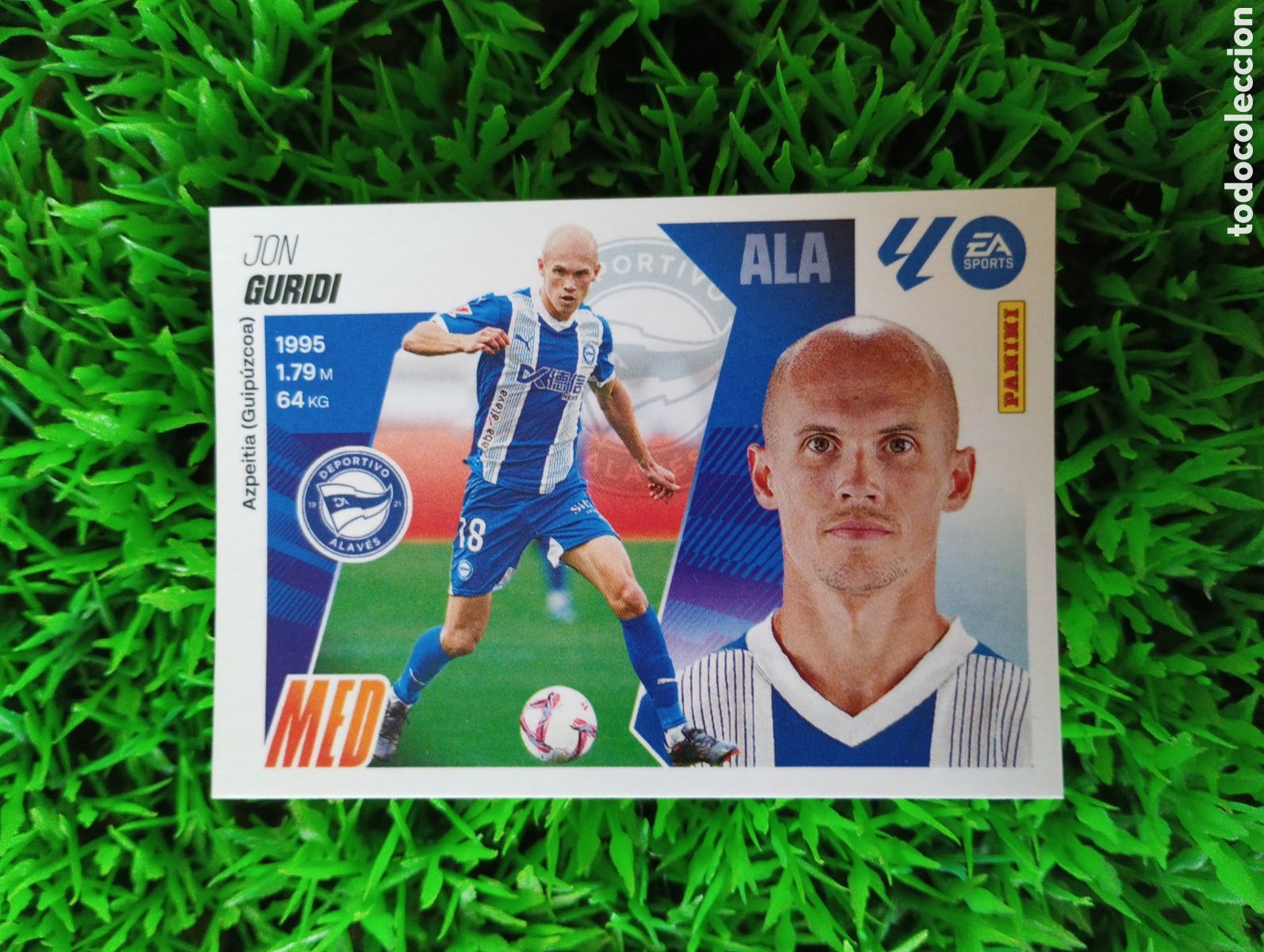 Coleccionismo cromos antiguos: Guridi Alaves Liga Este 25-26 # 13 NUNCA PEGADO