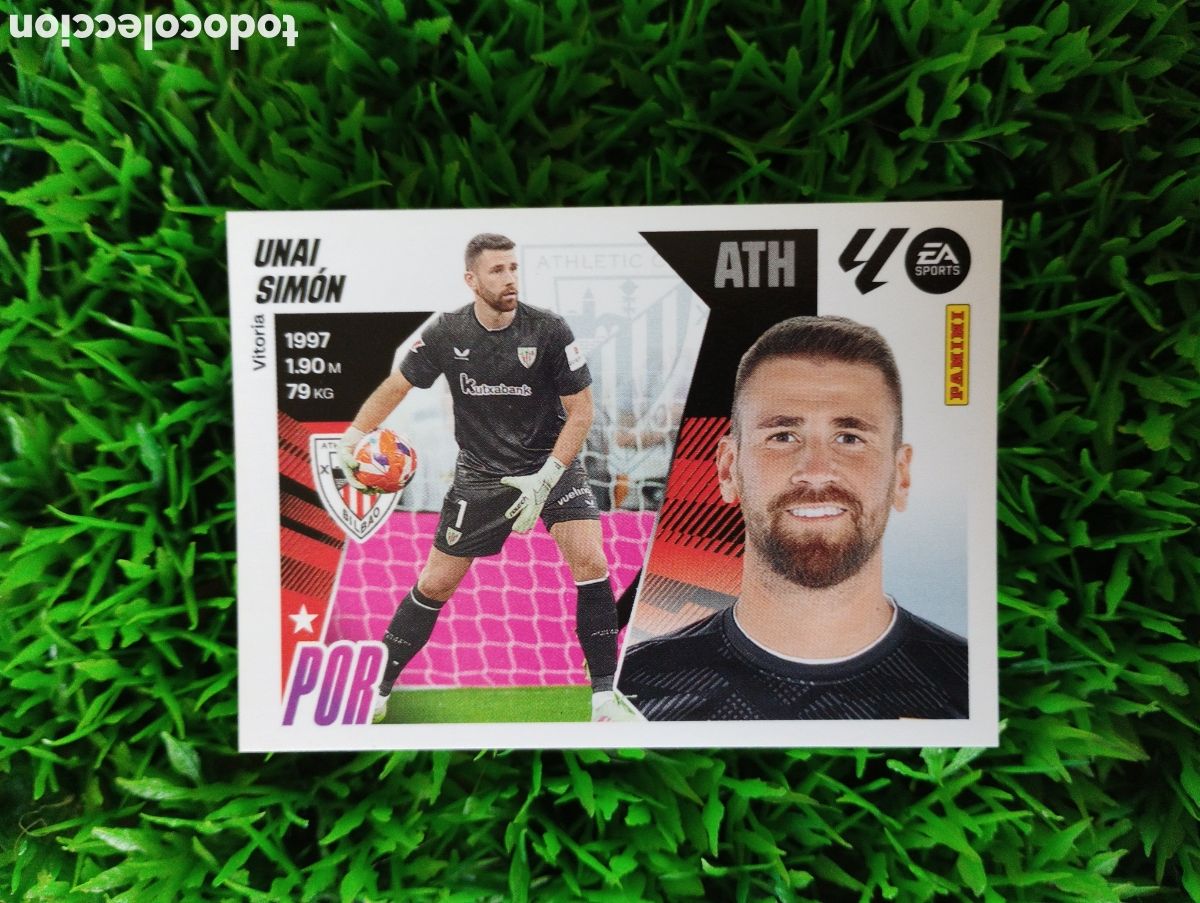 Coleccionismo cromos antiguos: Unai Simon Athletic Bilbao Liga Este 25-26 # 3 NUNCA PEGADO