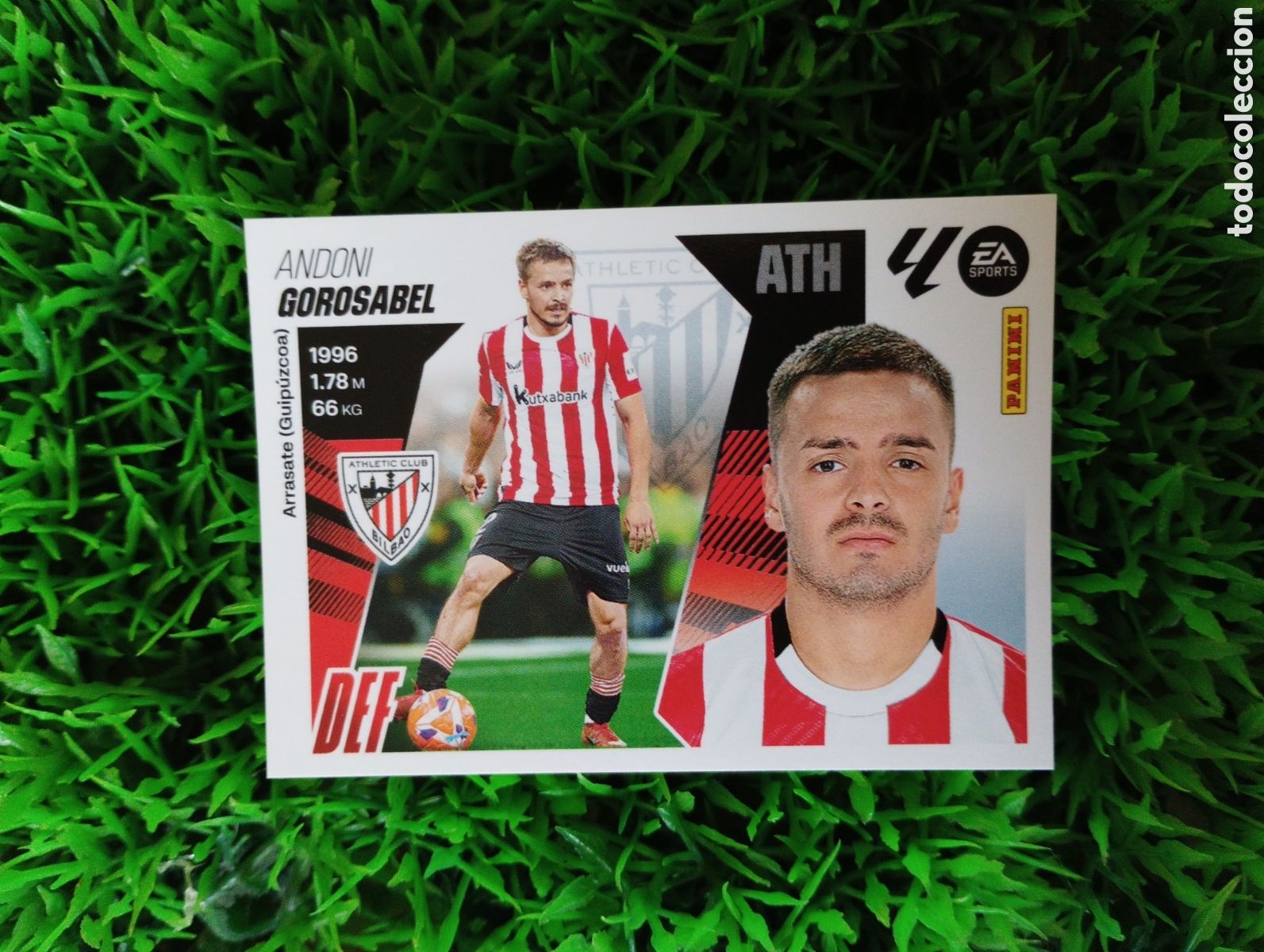 Coleccionismo cromos antiguos: Gorosabel Athletic Bilbao Liga Este 25-26 # 5A NUNCA PEGADO
