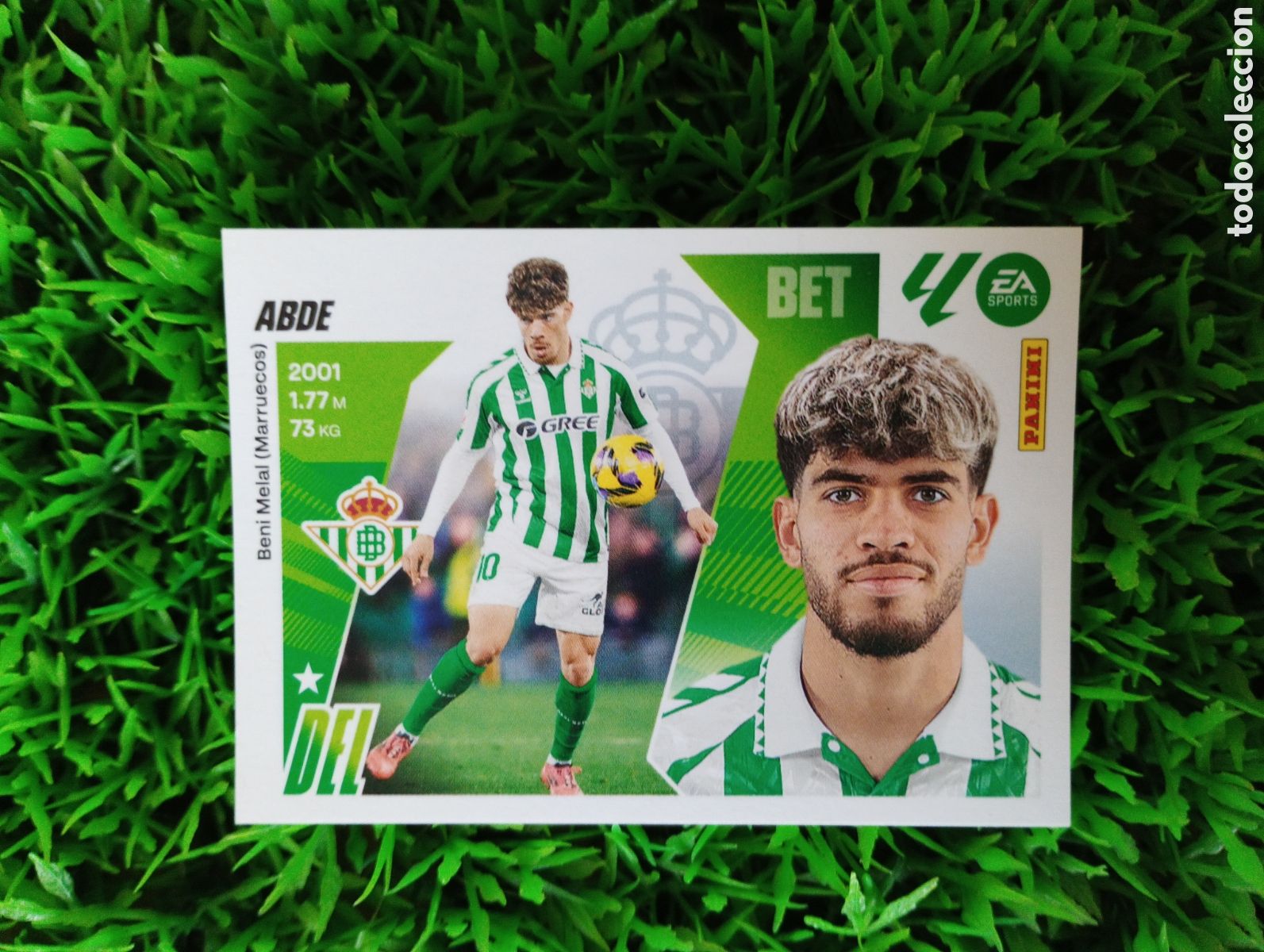 Coleccionismo cromos antiguos: Abde Betis Liga Este 25-26 # 18 NUNCA PEGADO