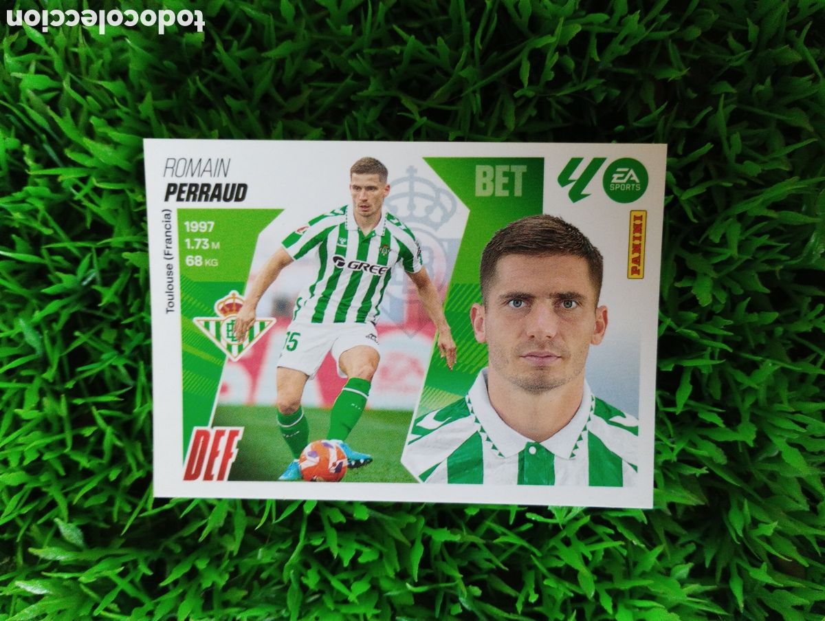Coleccionismo cromos antiguos: Perraud Betis Liga Este 25-26 # 9 NUNCA PEGADO