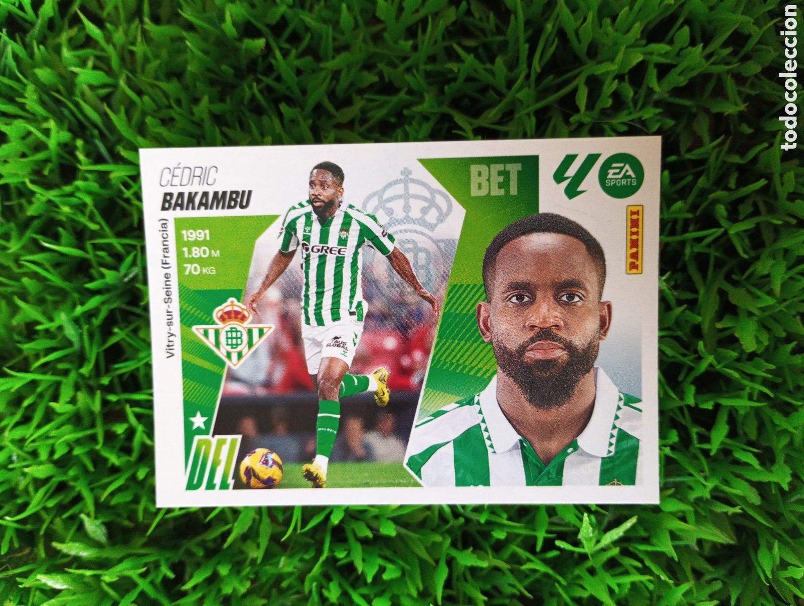 Coleccionismo cromos antiguos: Bakambu Betis Liga Este 25-26 # 19 NUNCA PEGADO