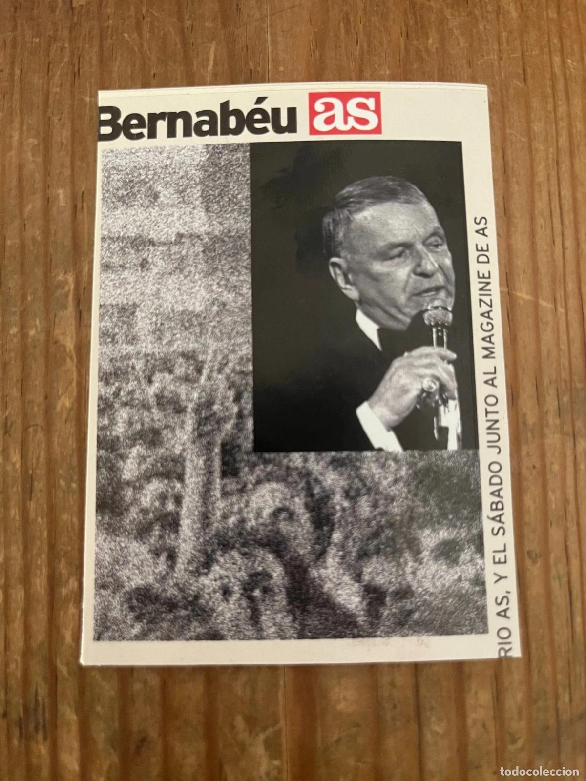 Coleccionismo cromos antiguos: R31990 CROMO SIN PEGAR NUNCA PEGADO # 166 Real Madrid Frank Sinatra 2026