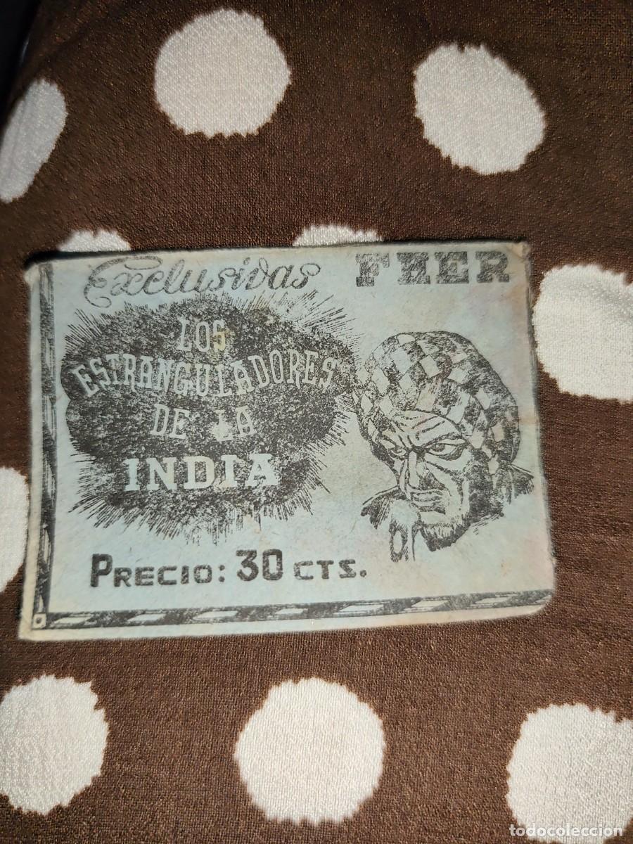 Coleccionismo cromos antiguos: Sobre sin abrir. Los estranguladores de la India. Fher. Nunca visto en TC