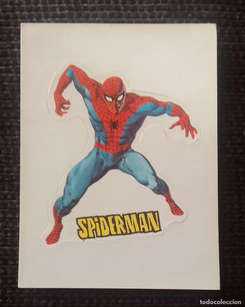 Coleccionismo cromos antiguos: ADHESIVO PEQUE&Ntilde;O. SPIDERMAN. CALCOMANIAS ORTEGA. 1973. VERTICE. MARVEL.