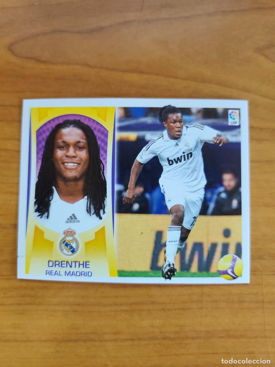 Coleccionismo cromos antiguos: LIGA ESTE 2009-2010 N&ordm; 10 C DRENTHE (R. MADRID) COLOCA NUEVO SIN PEGAR