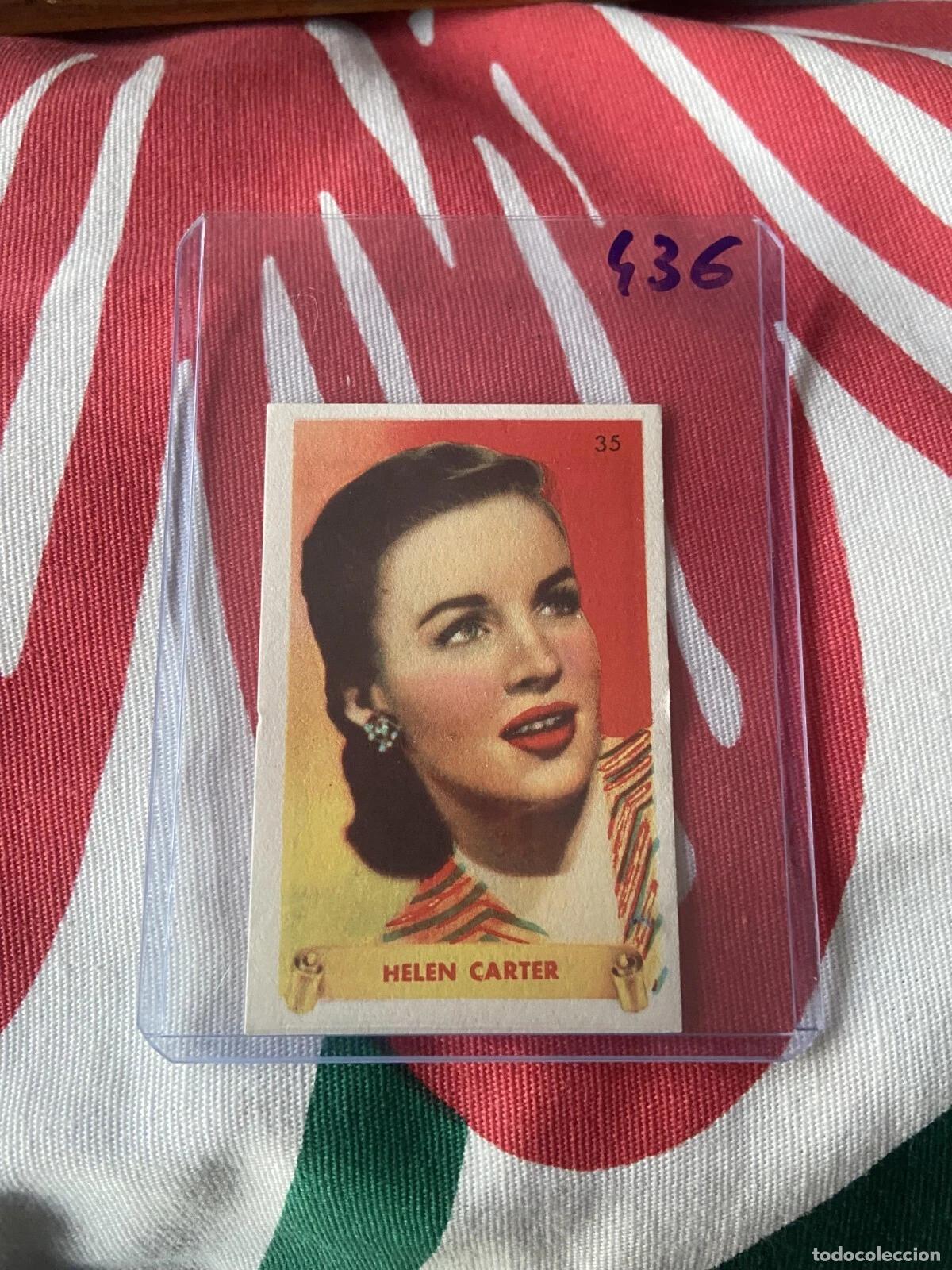 Coleccionismo cromos antiguos: CROMO SIN PEGAR NUNCA PEGADO 1948 CINE HELEN CARTER # 35 DENTICLOR BRUGUERA