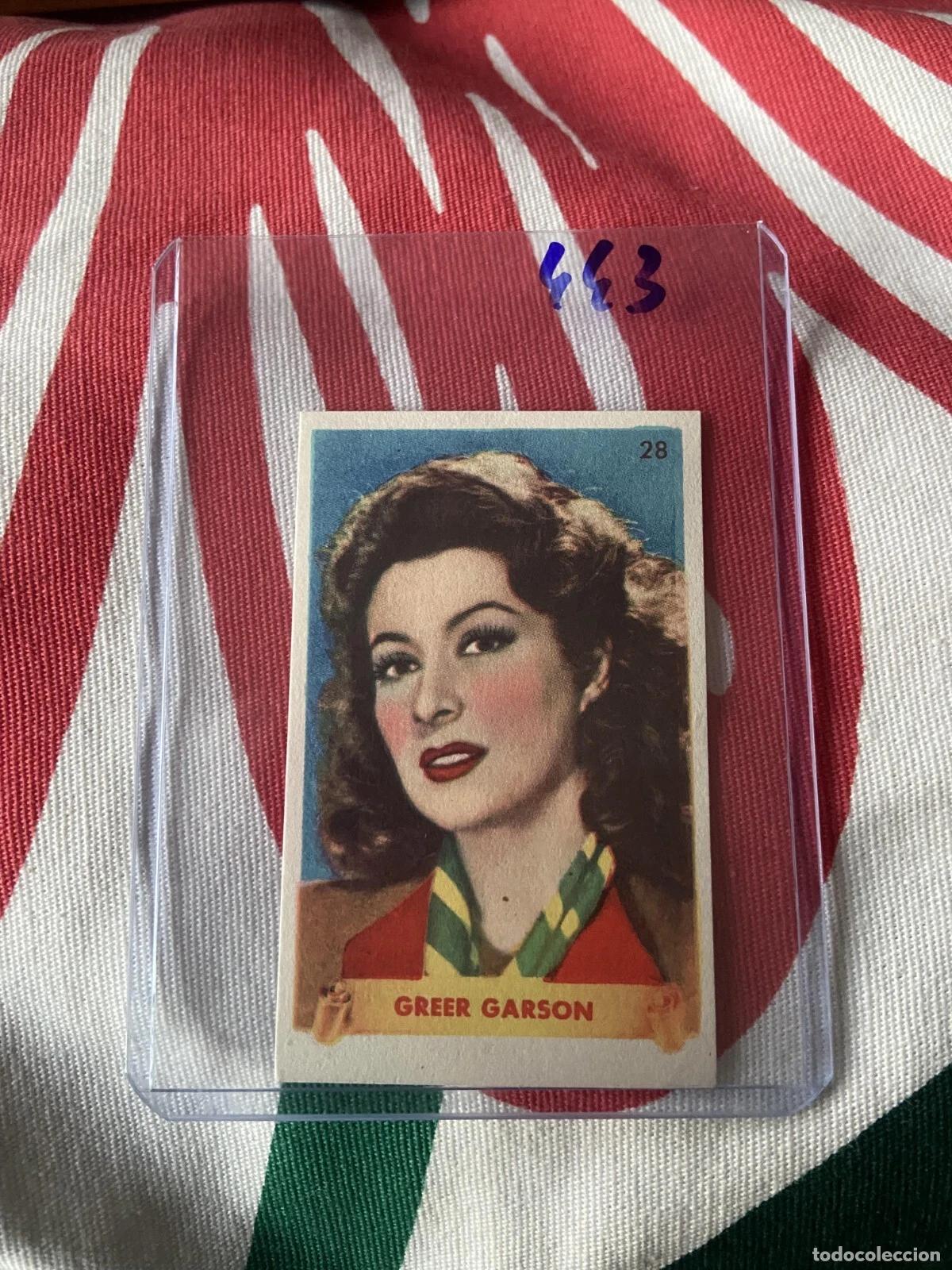 Coleccionismo cromos antiguos: CROMO SIN PEGAR NUNCA PEGADO 1948 CINE GREER GARSON # 28 DENTICLOR BRUGUERA