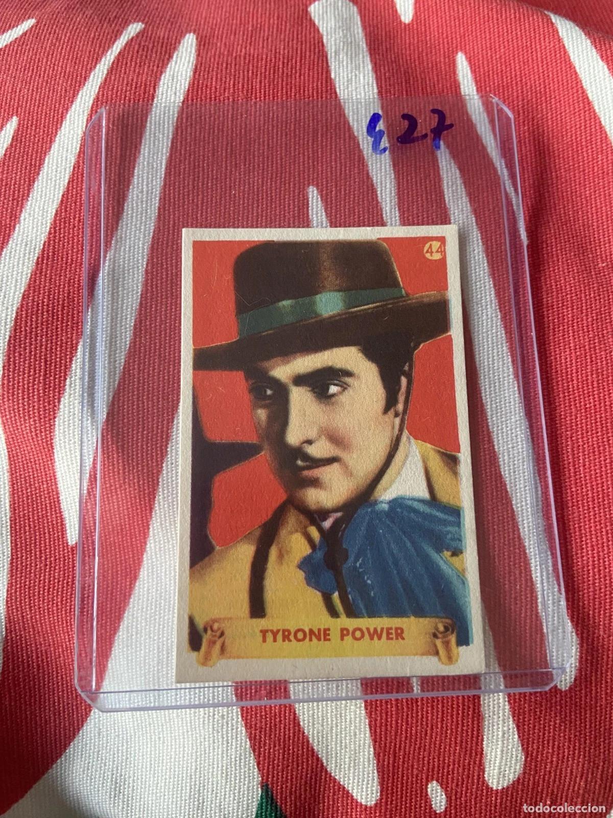 Coleccionismo cromos antiguos: CROMO SIN PEGAR NUNCA PEGADO 1948 CINE TYRONE POWER # 44 DENTICLOR BRUGUERA
