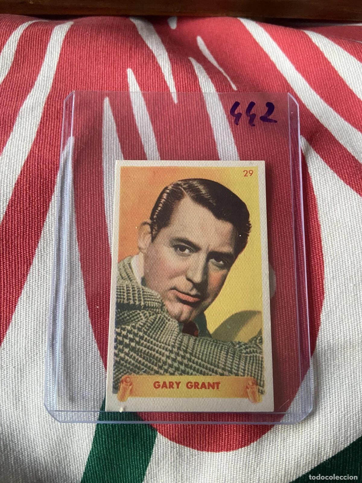 Coleccionismo cromos antiguos: CROMO SIN PEGAR NUNCA PEGADO 1948 CINE CARY GRANT # 29 DENTICLOR BRUGUERA