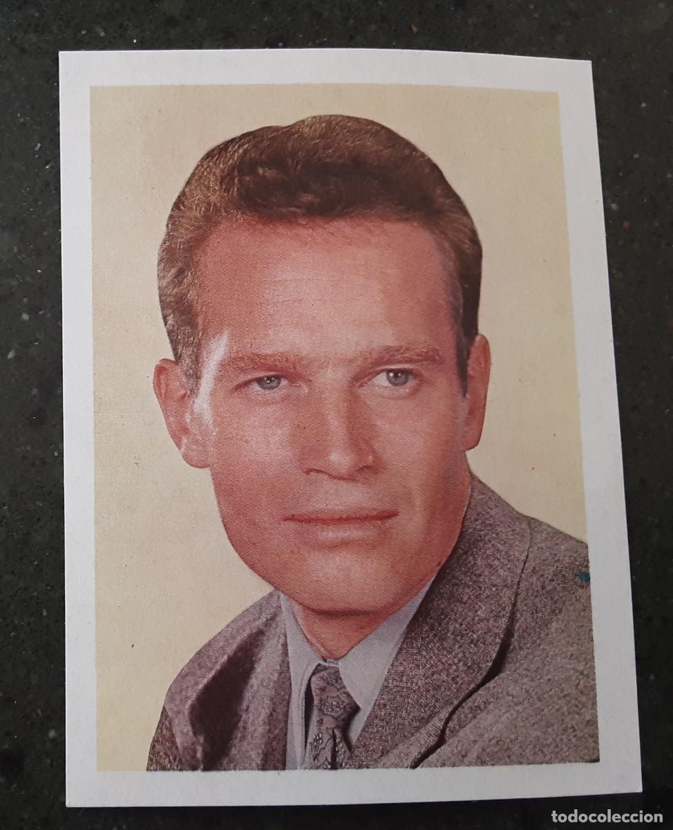 Coleccionismo cromos antiguos: CHARLTON HESTON , CROMO COLECCI&Oacute;N ARTISTAS, EDITORIAL BRUGUERA A&Ntilde;O 1972.