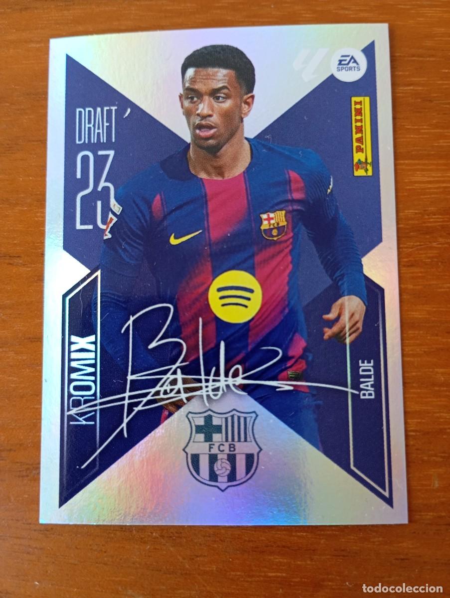Coleccionismo cromos antiguos: CROMO. BALDE. K2. BARCELONA. FIRMADO. LIGA ESTE 26 2027