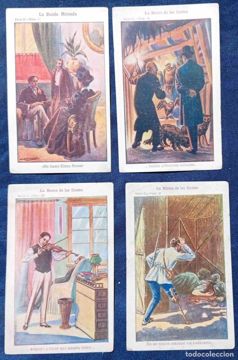 Coleccionismo cromos antiguos: LOTE DE CROMOS. CROMOS SUELTOS 8,00 &euro;. AVENTURAS DE SHERLOCK HOLMES. CHOCOLATE JAIME BOIX.