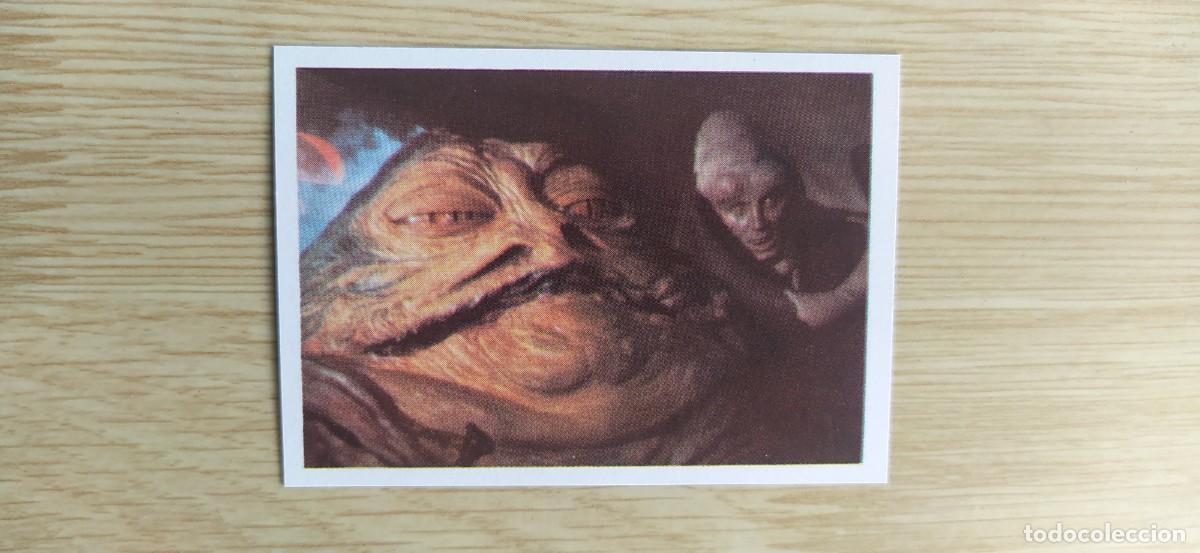 Coleccionismo cromos antiguos: JABBA EL HUTT Y BIB FORTUNA STAR WARS CROMO SUPER &Eacute;XITO M&deg;154 EDITORIAL MAGA